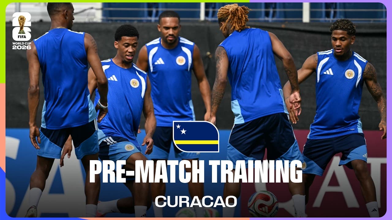 Curacao Train Before Ecuador | FIFA World Cup 2026™