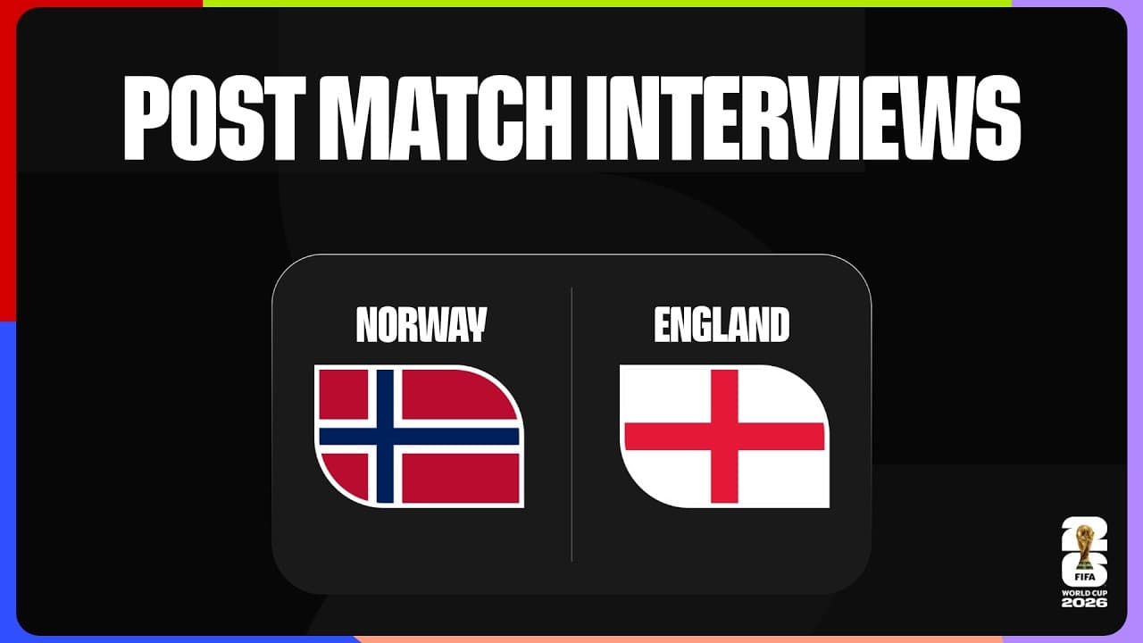 Post-Match Player Interviews | Norway 1-2 England