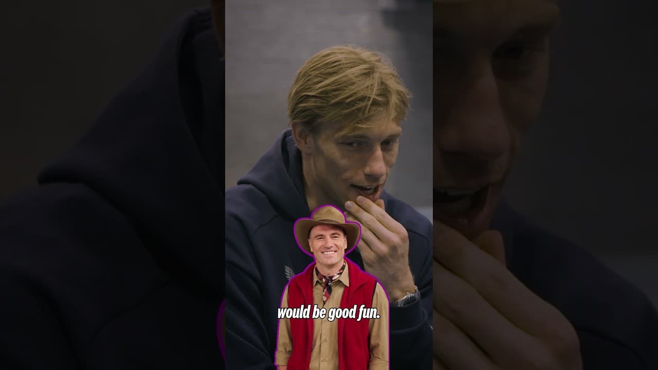 Zian shares who he would send in to the jungle for #imaceleb 🌴 #burnleyfc #football