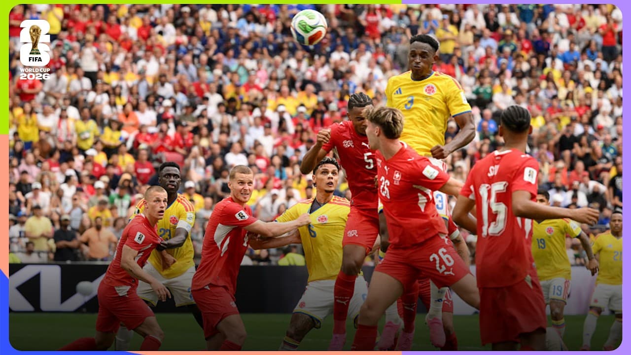 Jhon Lucumí Came So Close For Colombia v Switzerland!