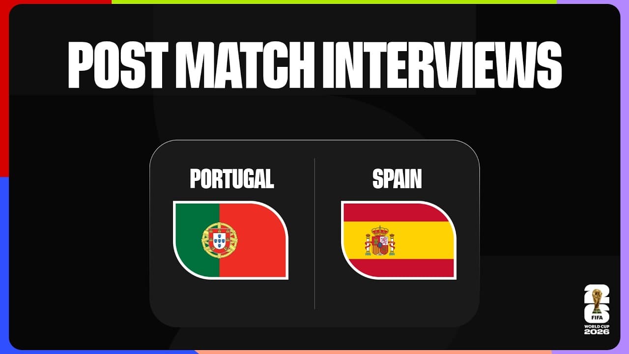 Post-Match Player Interviews | Portugal 0-1 Spain
