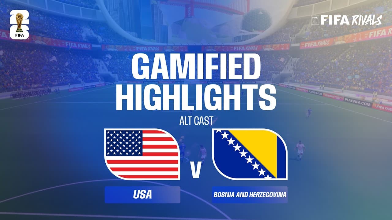 Alt Cast Highlights: USA v Bosnia and Herzegovina | FIFA World Cup 2026™