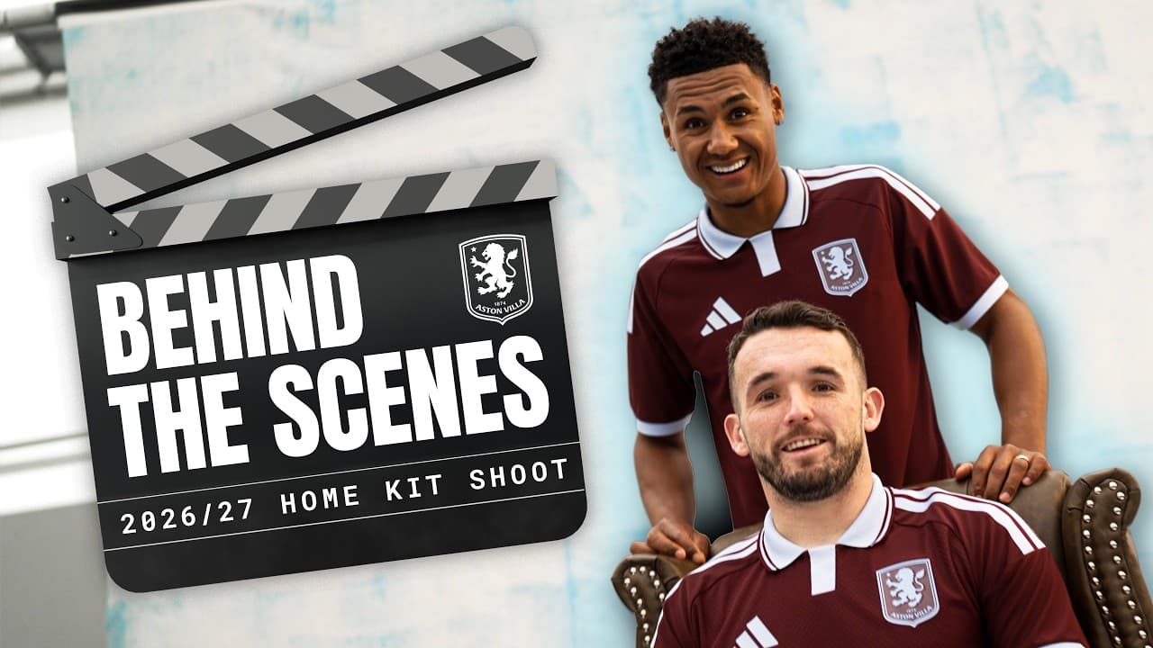 BEHIND THE SCENES | A closer look at Aston Villa's 2026/27 Home Kit 🔥😱