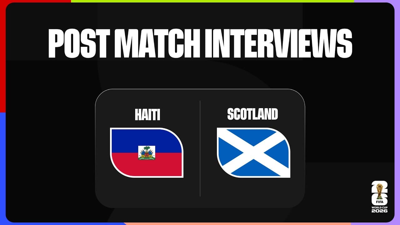 Post-Match Interviews: Haiti 0-1 Scotland