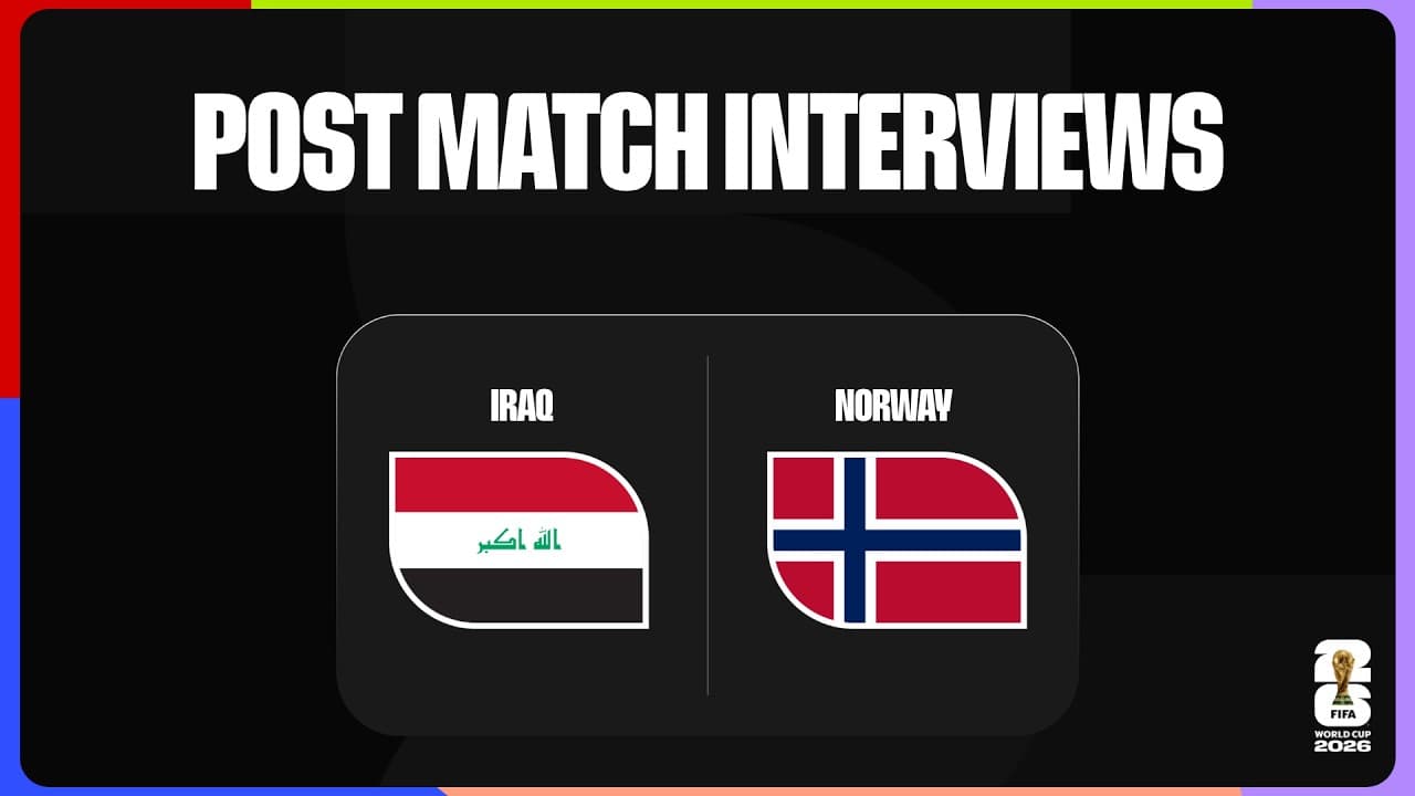 Post-Match Player Interviews: Iraq 1-4 Norway | FIFA World Cup 2026™