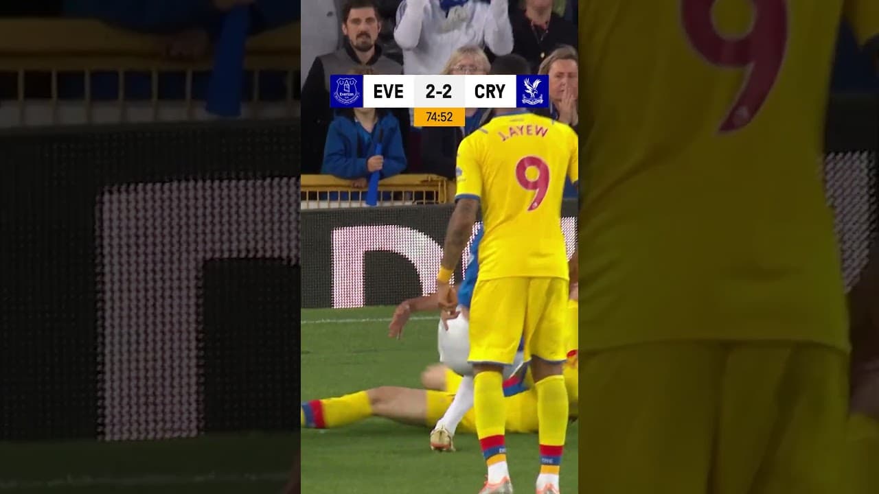 Goodison ROARS as #Everton complete 2022 Palace comeback ✊ #onthisday #premierleague