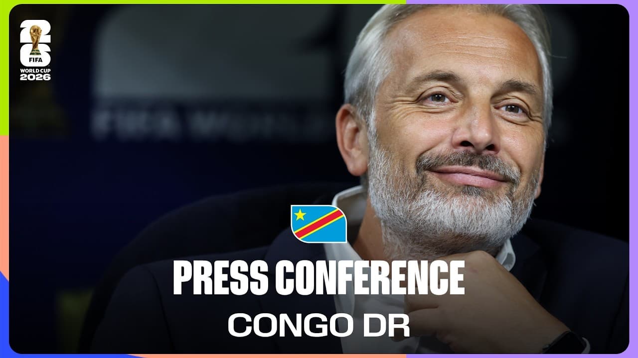 Post-Match Press Conference: Congo DR's Sébastien Desabre On The 3-1 Win Over Uzbekistan