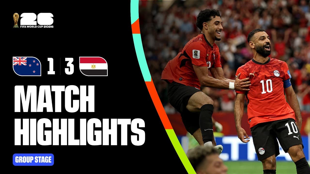 Highlights | New Zealand 1-3 Egypt | FIFA World Cup 2026™