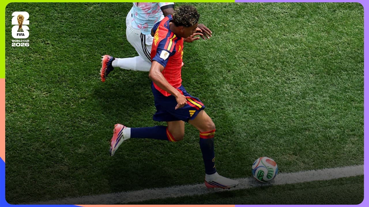 Lamine Yamal Skill | Spain 2-1 Belgium | FIFA World Cup 2026™