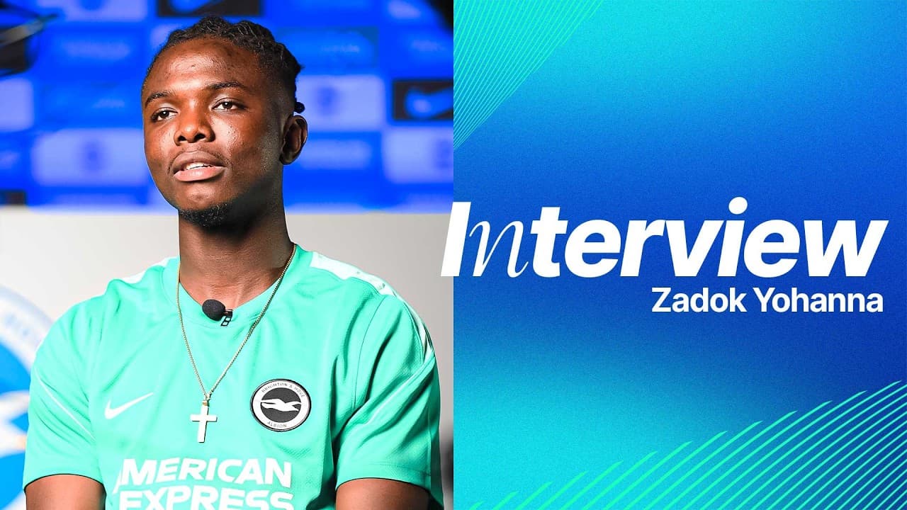 Zadok Yohanna's first interview at Brighton & Hove Albion