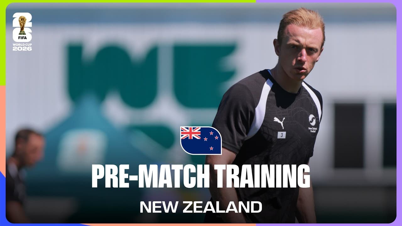 New Zealand Train Before Belgium | FIFA World Cup 2026™