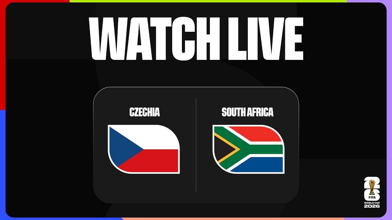 WATCH LIVE | Czechia v South Africa | Group Stage A | FIFA World Cup 2026™