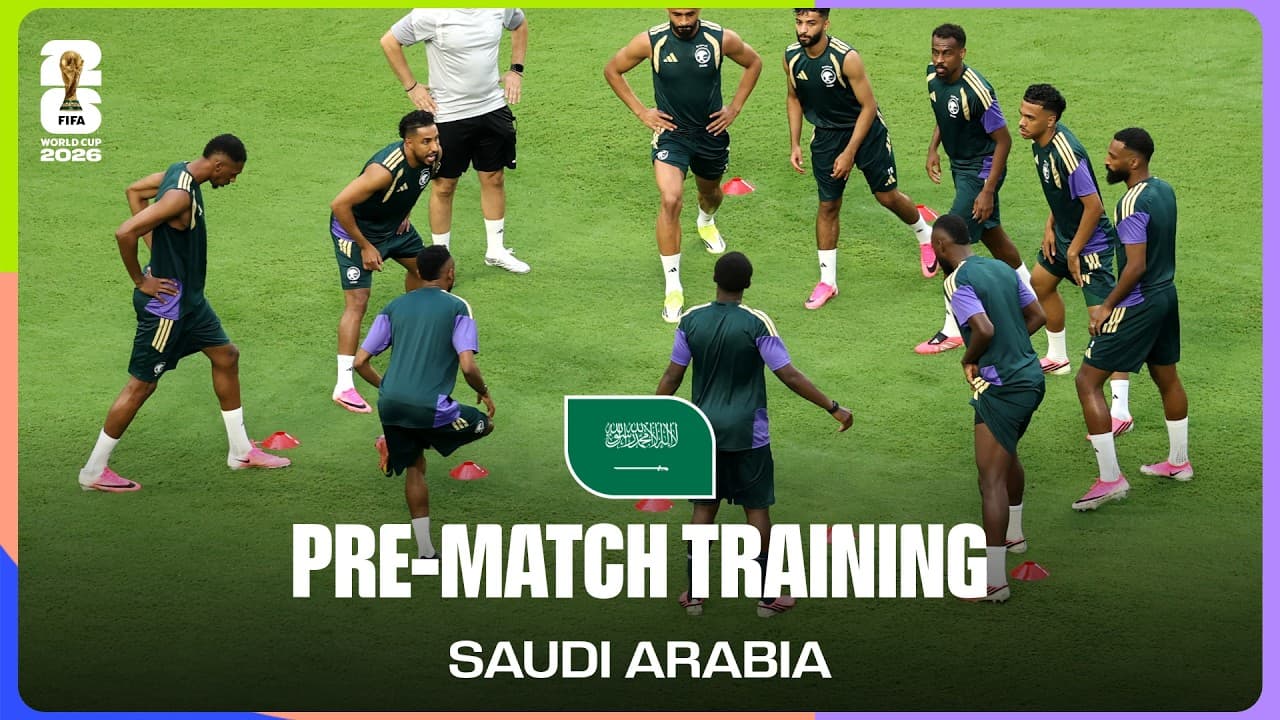 Saudi Arabia Train Before Spain | FIFA World Cup 2026™