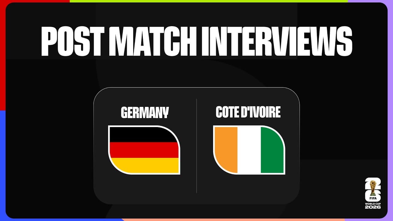 Post-Match Player Interviews: Germany 2-1 Cote d'Ivoire