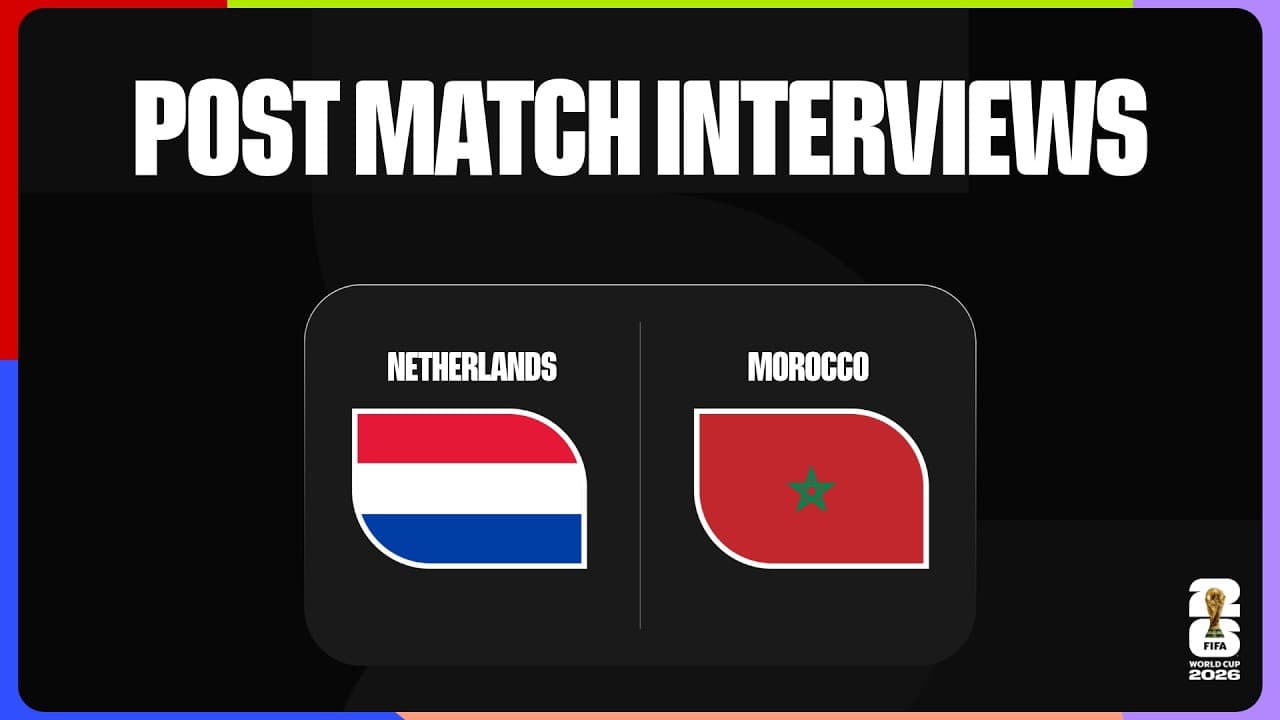 Post-Match Player Interviews: Netherlands (2)1-1(3) Morocco