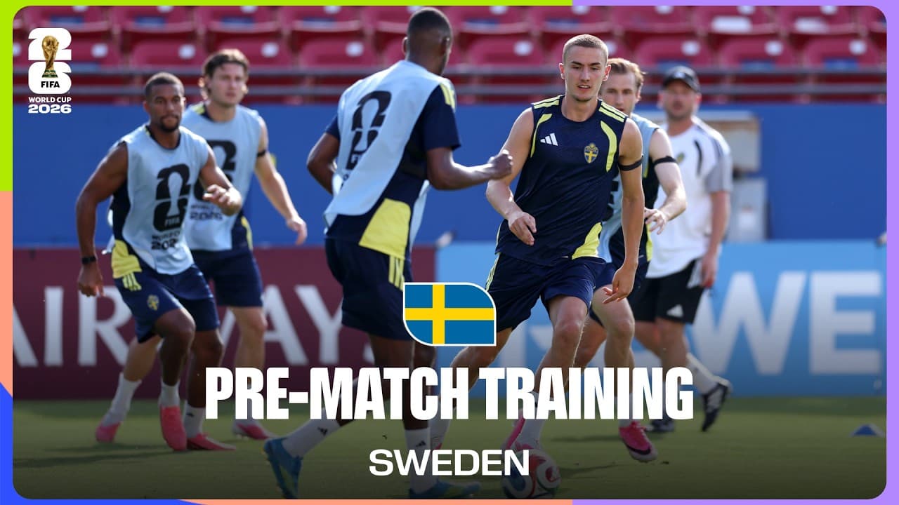 Sweden Train Before France | FIFA World Cup 2026™
