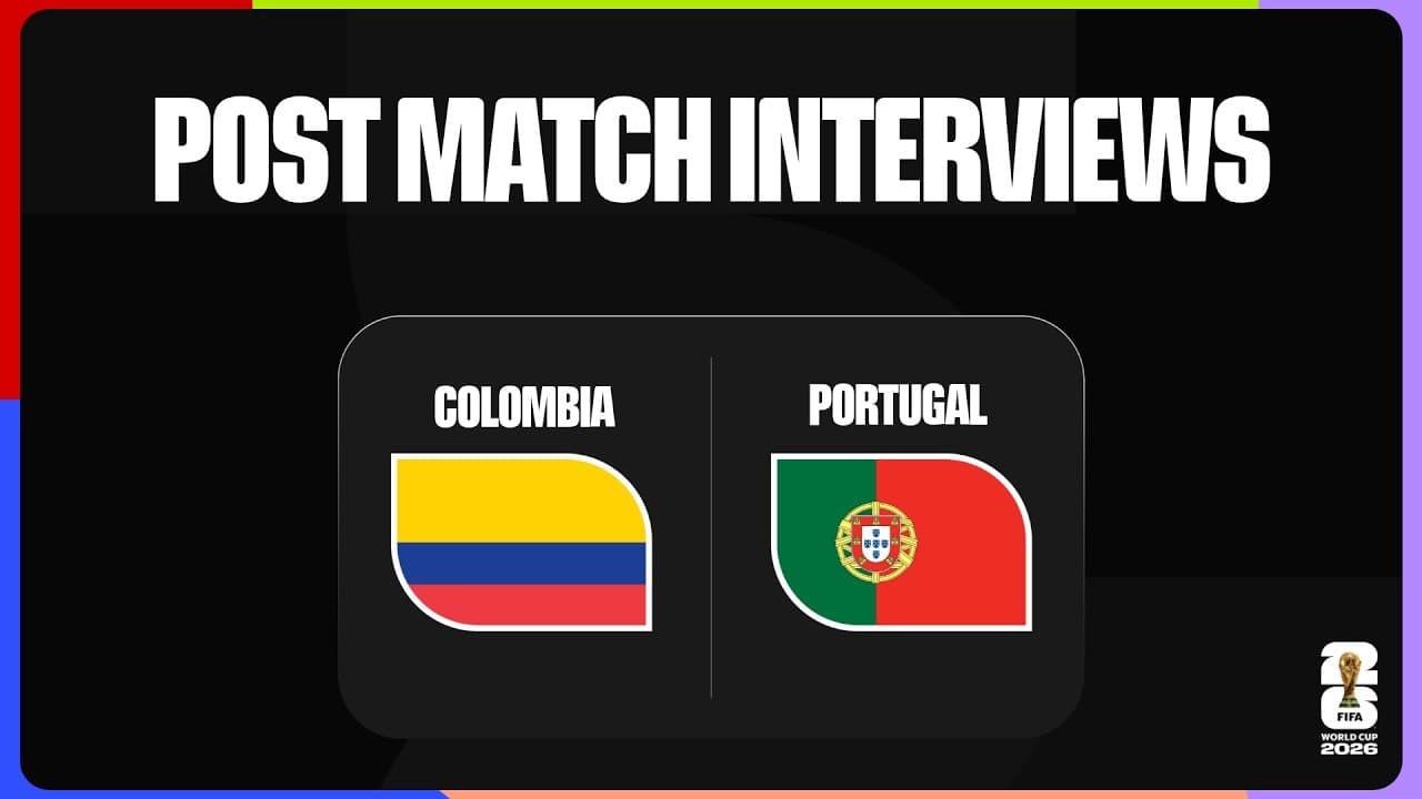 Post-Match Player Interviews: Colombia 0-0 Portugal