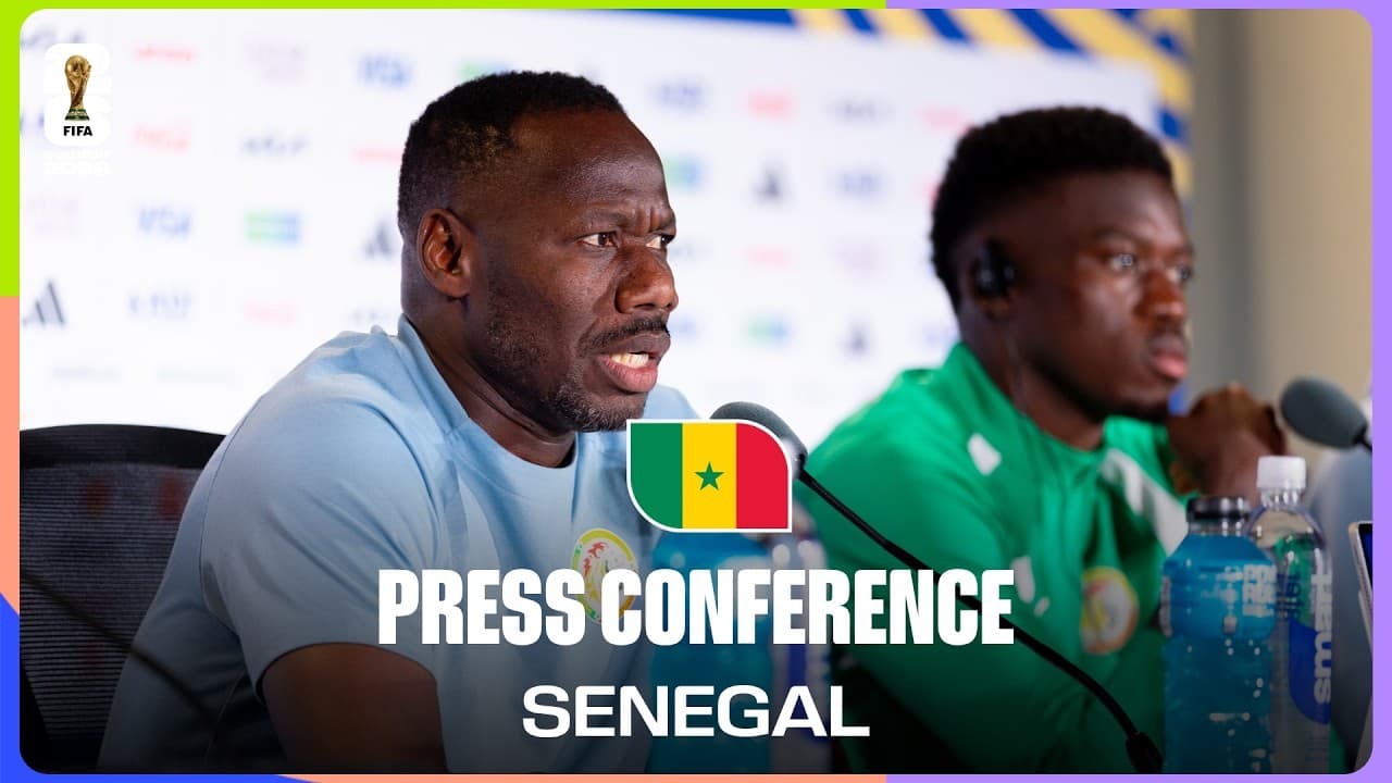 Senegal On Playing Belgium | Pape Thiaw & Mamadou Sarr Take Questions