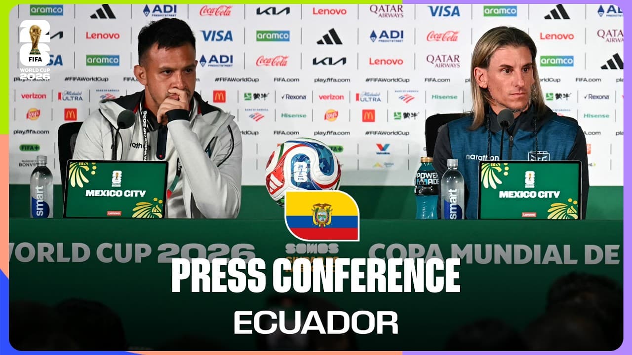 Ecuador On Playing Mexico | Coach Beccacece and goalkeeper Valle Take Questions