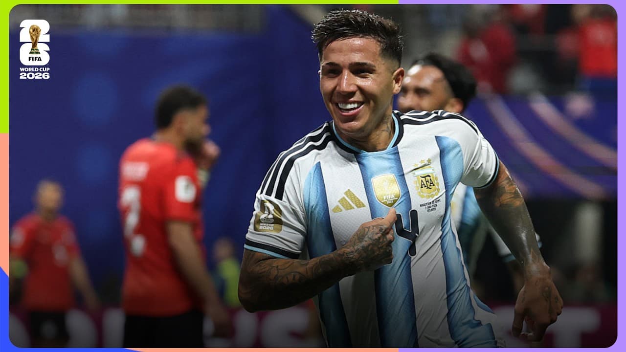 Enzo Fernandez Goal | Argentina 3-2 Egypt | FIFA World Cup 2026™