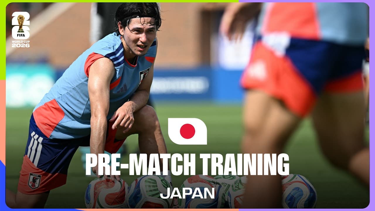 Japan Train Before Sweden | FIFA World Cup 2026™