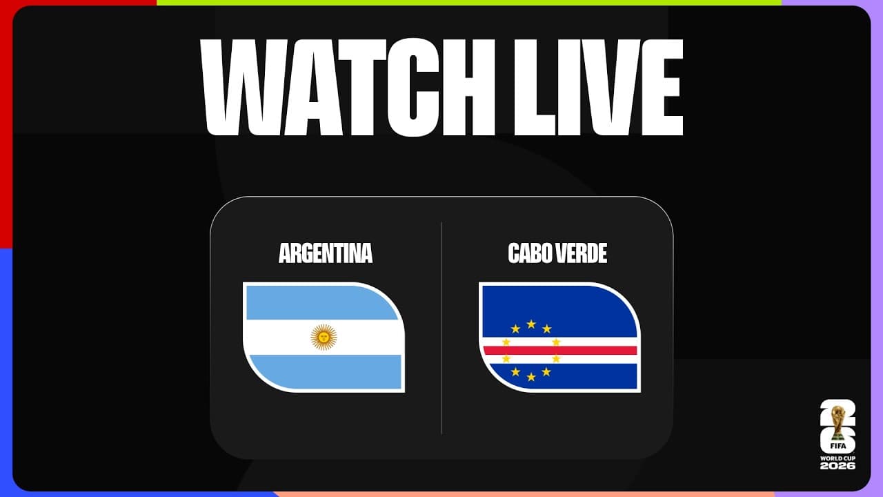 WATCH LIVE | Argentina v Cabo Verde | Round of 32 | FIFA World Cup 2026™