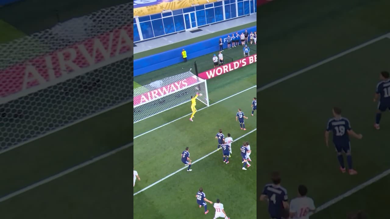 Huge stop by Gunn for Scotland! 🧤🏴󠁧󠁢󠁳󠁣󠁴󠁿 #FIFAWorldCupOnYT