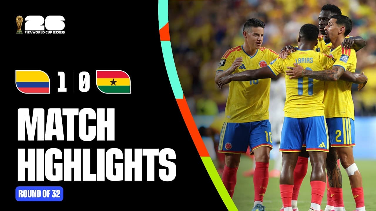 Highlights | Colombia 1-0 Ghana | FIFA World Cup 2026™