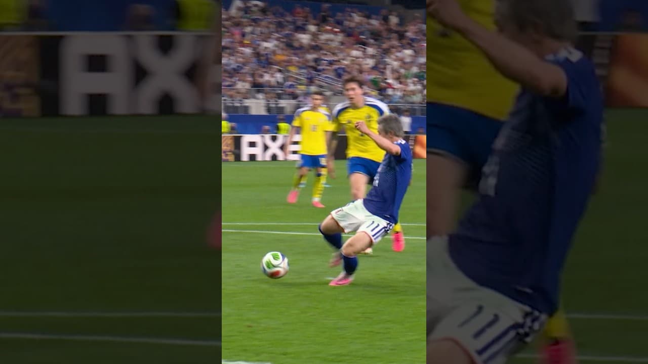 Daizen Maeda strikes for Japan 🇯🇵 #FIFAWorldCupOnYT