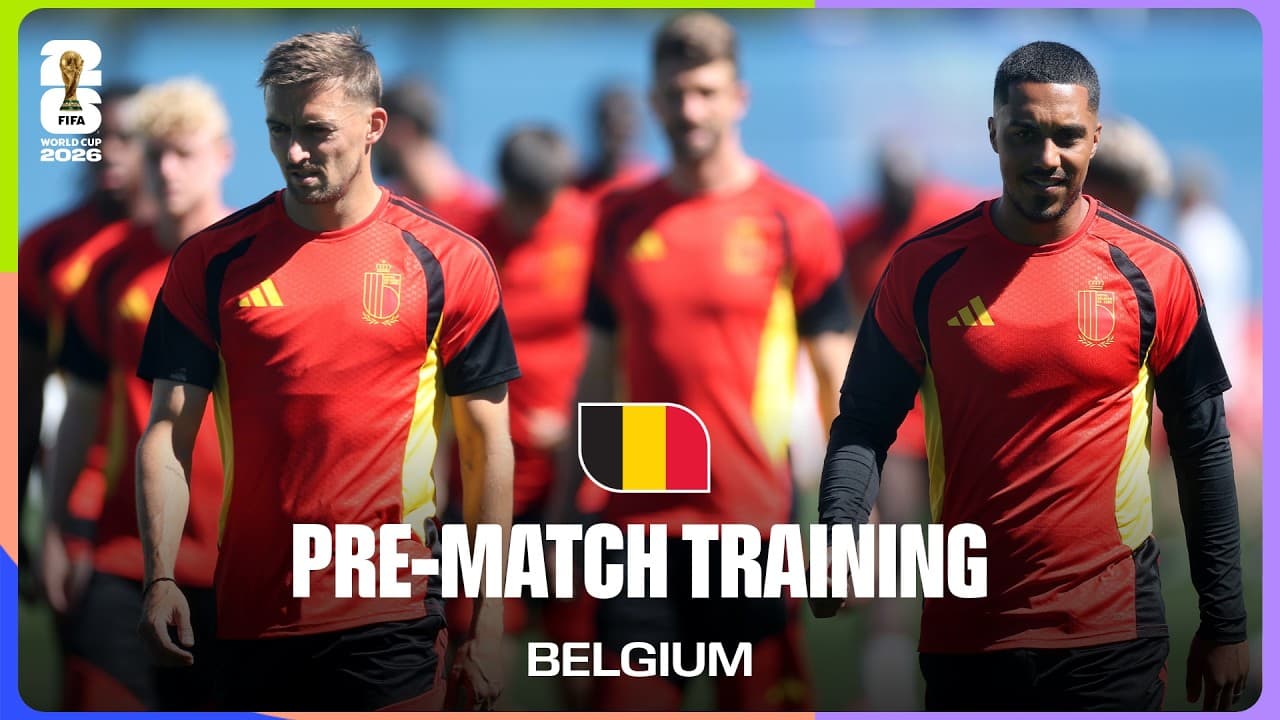 Belgium Train Before USA | FIFA World Cup 2026™