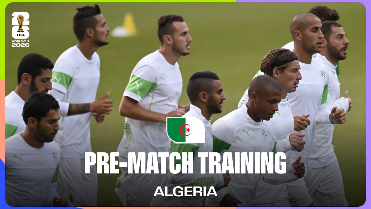 Algeria Train Before Austria | FIFA World Cup 2026™