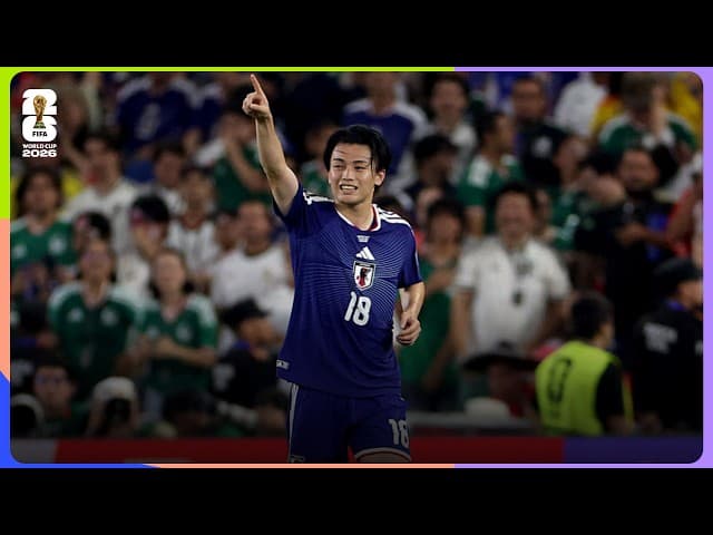 Ayase Ueda Incredible Goal | Tunisia 0-4 Japan | FIFA World Cup 2026™