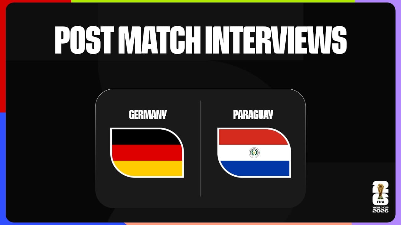Post-Match Player Interviews: Germany (3)1-1(4) Paraguay