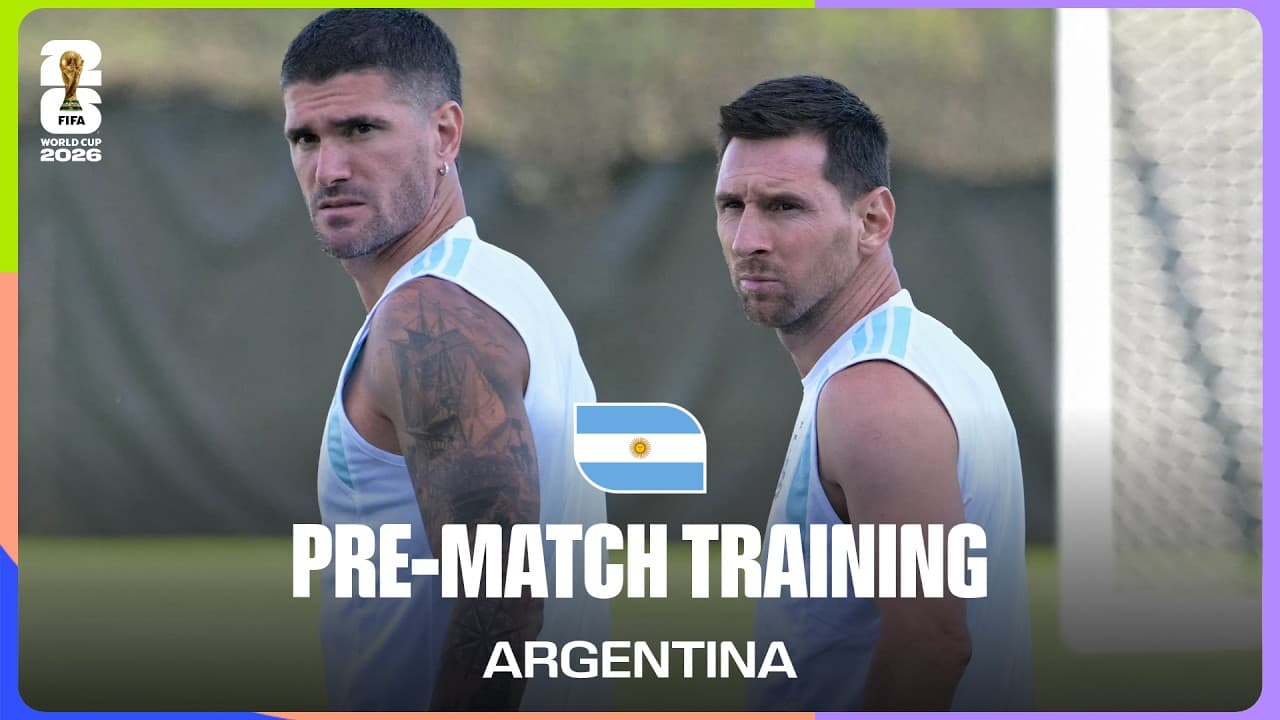 Argentina Train Before Switzerland | FIFA World Cup 2026™