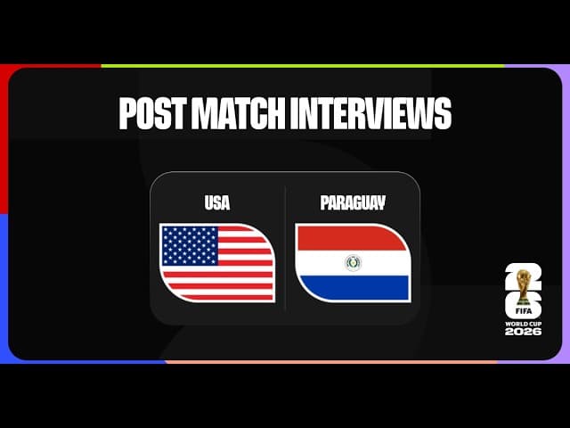 Post-Match Interviews: USA 4-1 Paraguay