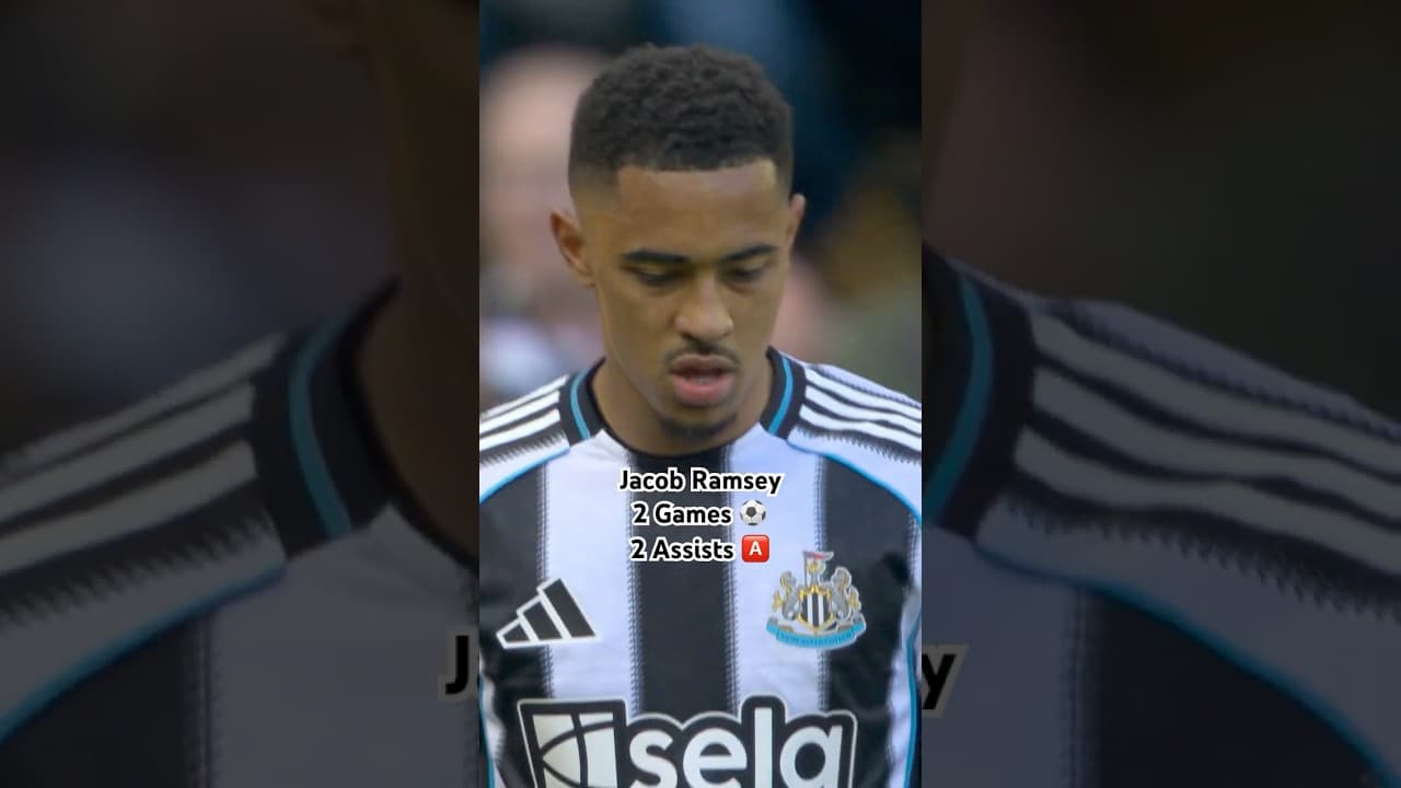 Jacob Ramsey providing the decisive pass 🌟 #Newcastle #NUFC #PremierLeague #Ramsey