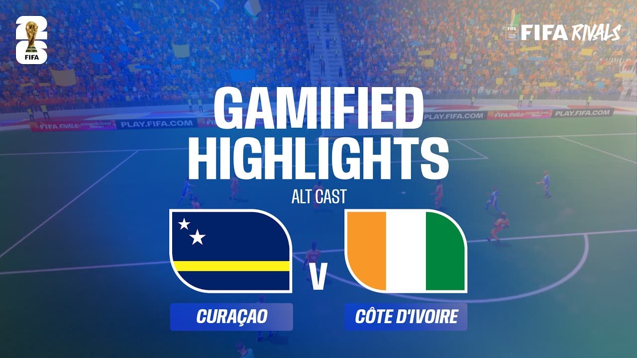 Alt Cast Highlights: Curaçao v Côte d'Ivoire | FIFA World Cup 2026™