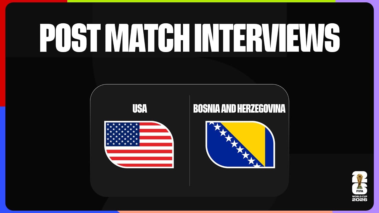 Post-Match Player Interviews: USA 2-0 Bosnia And Herzegovina