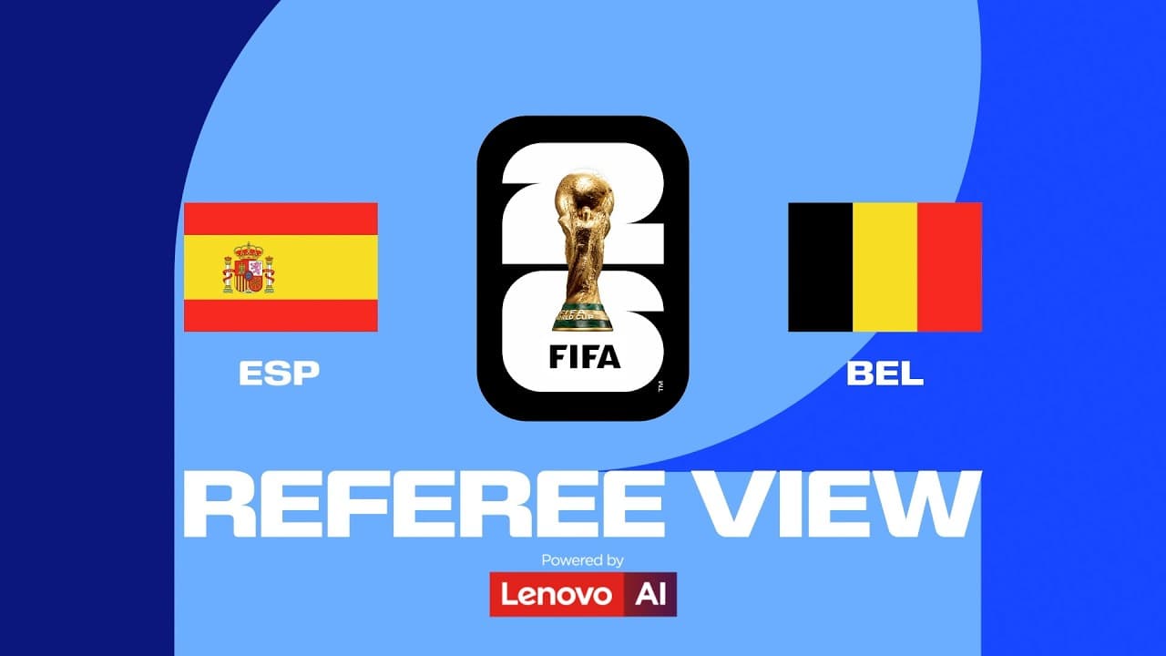 Merino Sends Spain Through vs. Belgium | Ref’s POV | Powered by Lenovo