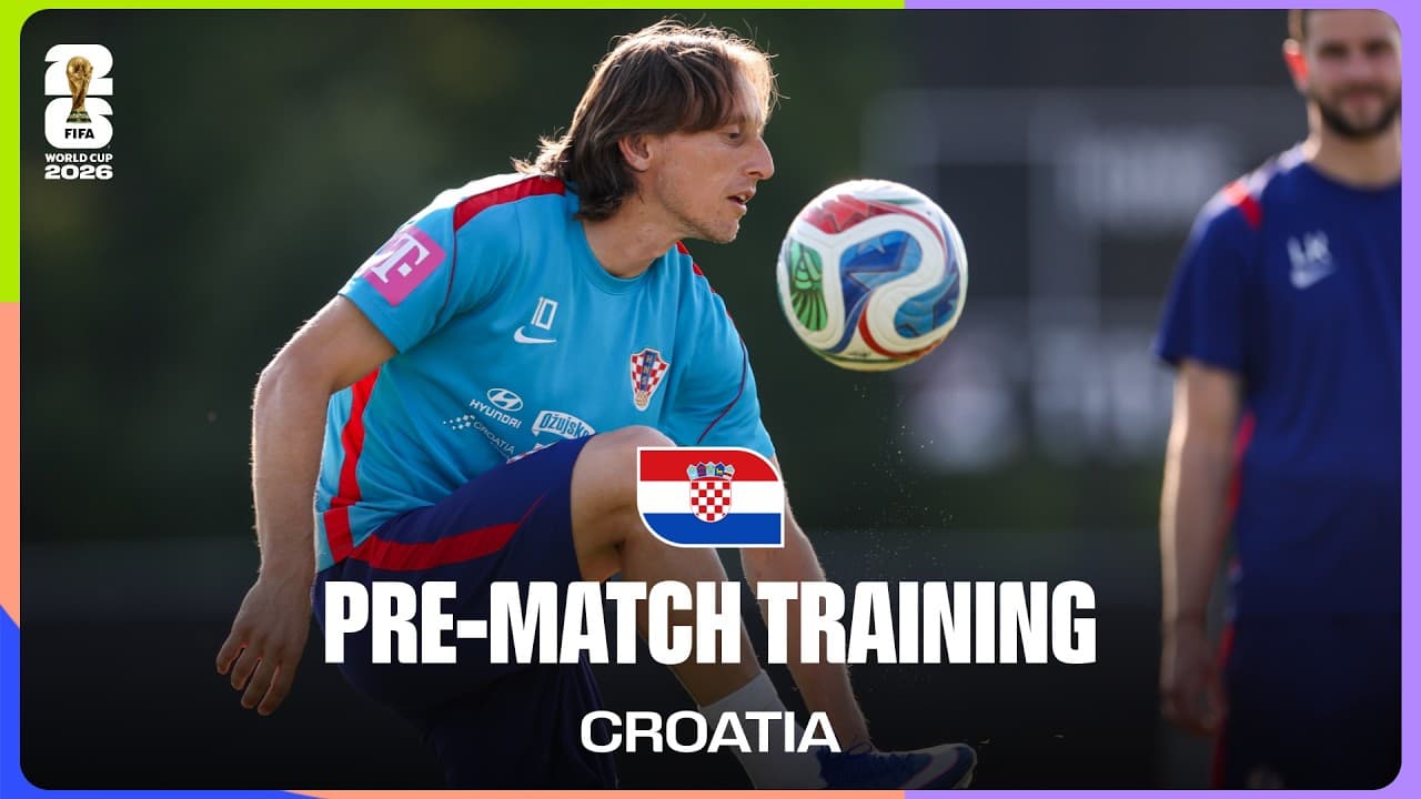 Croatia Train Before Ghana | FIFA World Cup 2026™