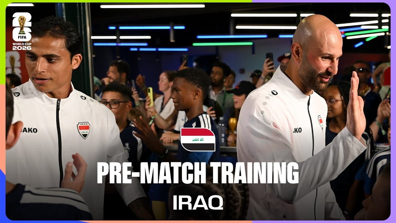 Iraq Train Before Senegal | FIFA World Cup 2026™