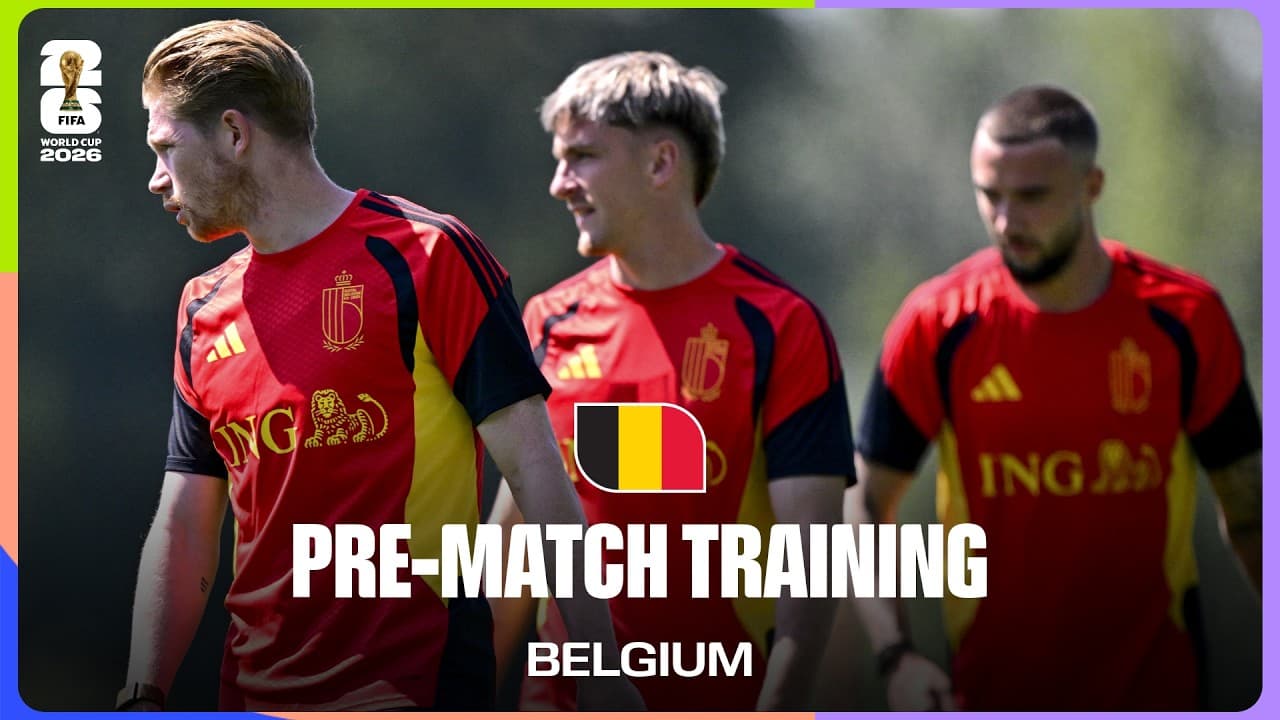 Belgium Train Before Spain | FIFA World Cup 2026™