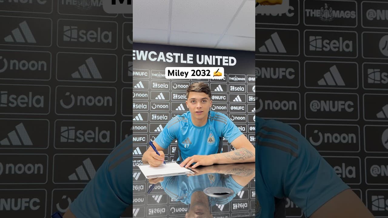 The journey continues for Lewis Miley 💫 #newcastle #football #nufc #lewismiley