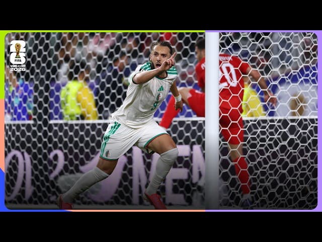 Amine Gouiri Goal | Jordan 1-2 Algeria | FIFA World Cup 2026™