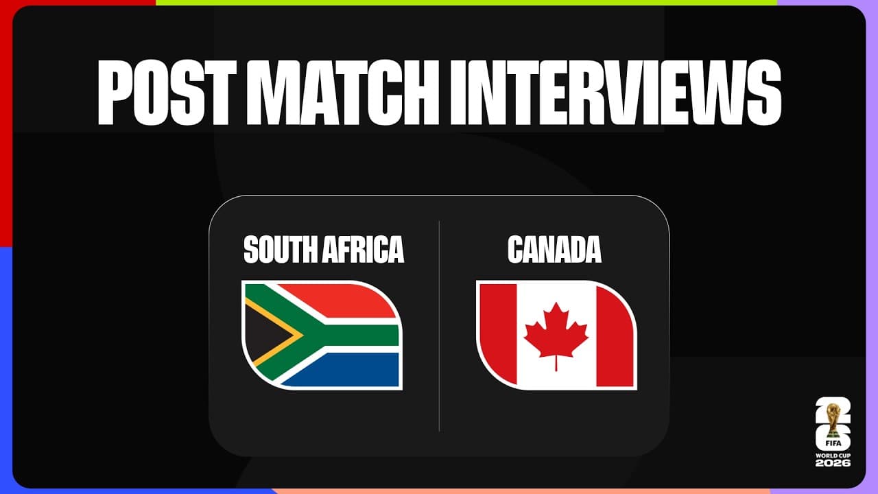 Post-Match Player Interviews: South Africa 0-1 Canada