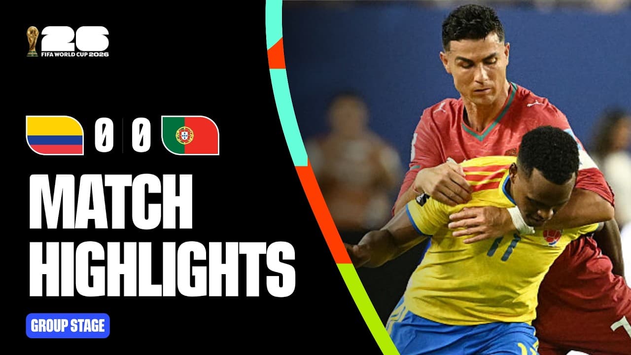 Highlights | Colombia 0-0 Portugal | FIFA World Cup 2026™