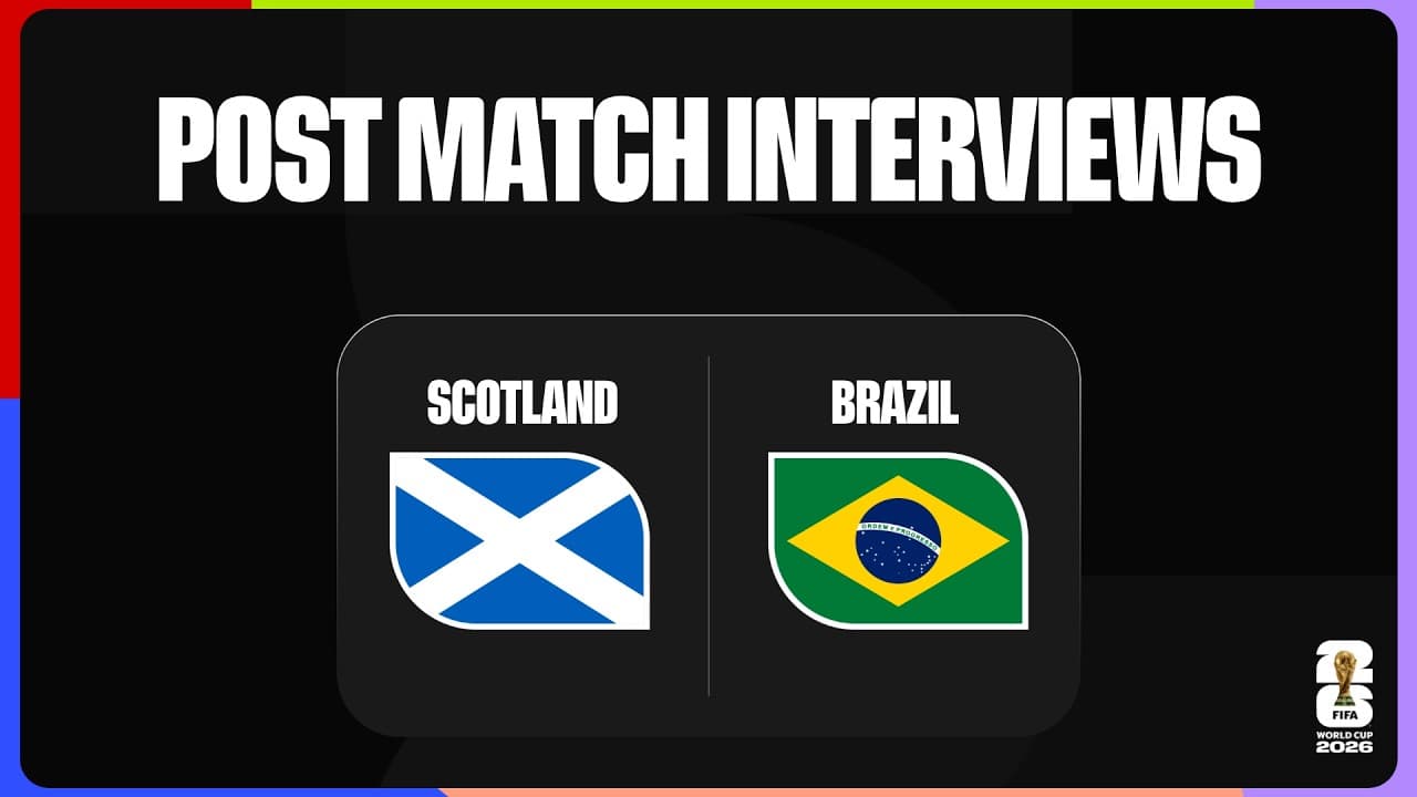 Post-Match Player Interviews: Scotland 0-3 Brazil
