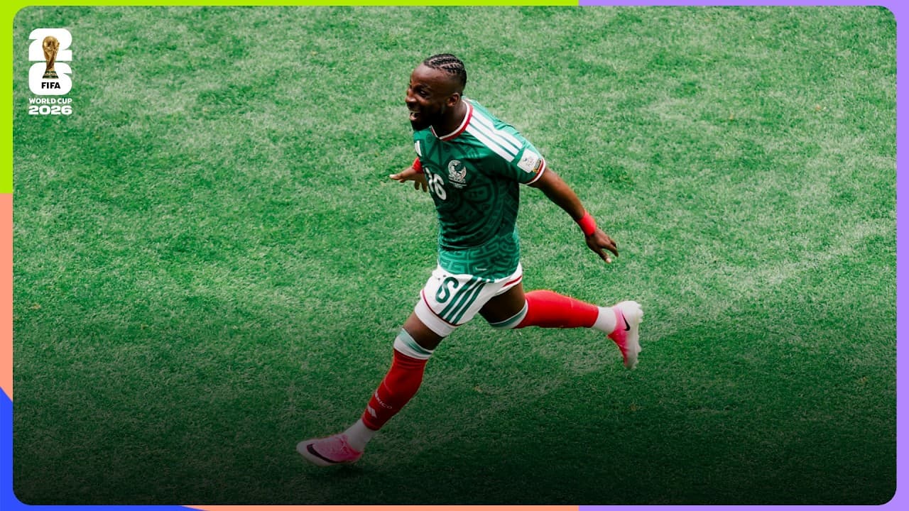 Julián Quiñones goal | Mexico 2-0 South Africa | FIFA World Cup 2026™