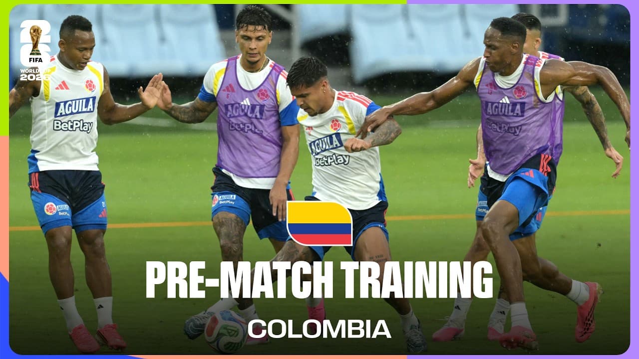 Colombia Train Before Switzerland | FIFA World Cup 2026™