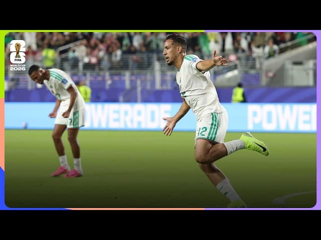 Nadhir Benbouali Goal | Jordan 1-2 Algeria | FIFA World Cup 2026™